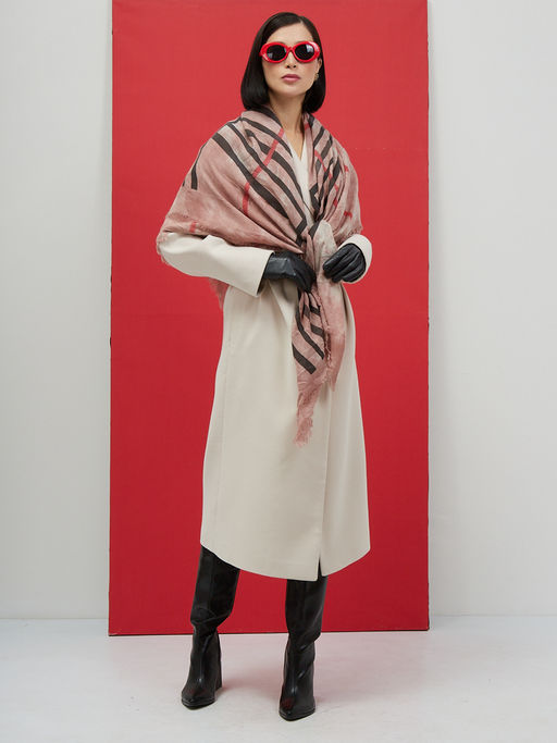 Большой, красивый платок из вареного хлопка - Tantino фото 5