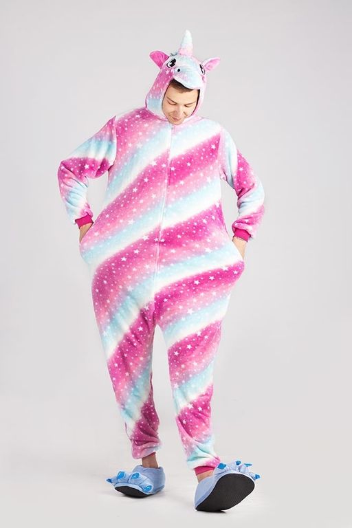 Пижама кигуруми Волшебный фиолетовый Единорог
