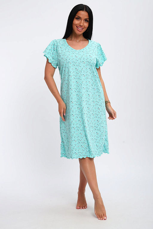 Сорочка женская (01064 синий) - Плиона фото 59