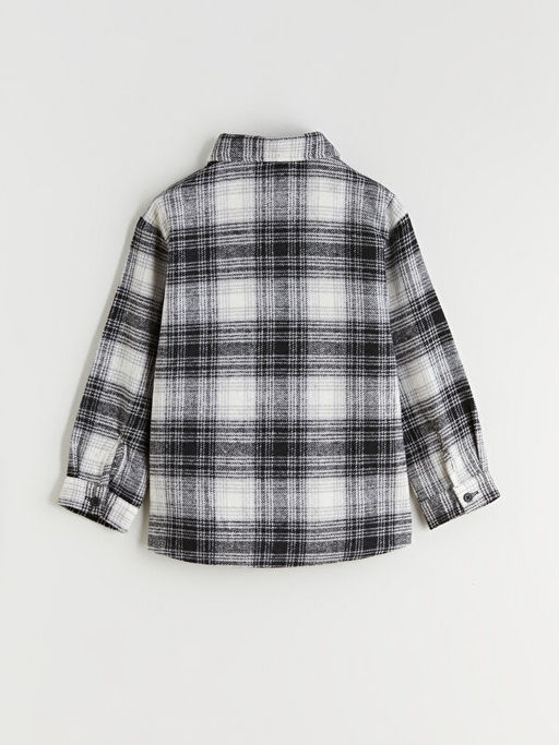 Uzun Kollu Ekose Erkek ?ocuk G?mlek