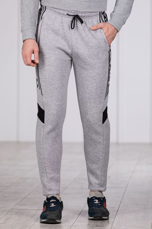 Брюки спортивные 
 3.MA154B-серый-светлый