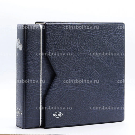 Альбом для монет с 5 листами и защитным шубером формат Numis Синий LEUCHTTURM 338787