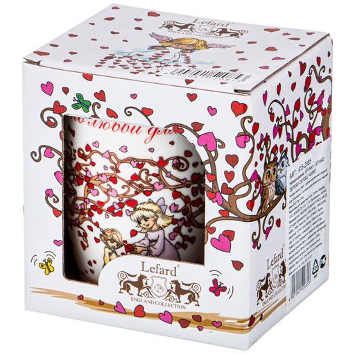 КРУЖКА LEFARD ДЕРЕВО СЕРДЕЦ 400 МЛ  фото 3