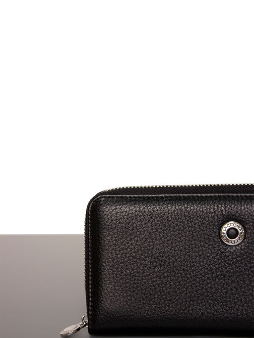 LACCOMA кошелек LA-1073-черный натуральная кожа  фото 4