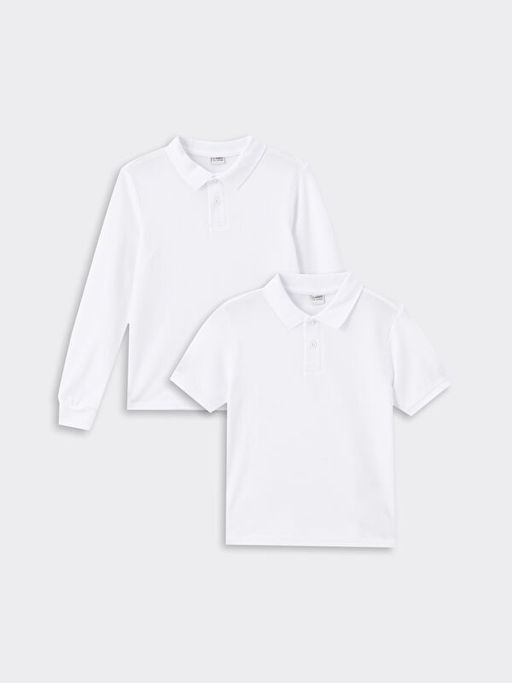 Polo Yaka Basic Erkek ?ocuk Ti??rt 2li