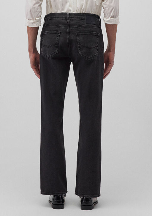 177 Koyu Gri Comfort Jean Pantolon - Mavi фото 4