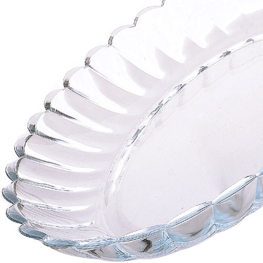 822-1 Салатница, 25х19х3,5 см, стекло. Sarina(х12)