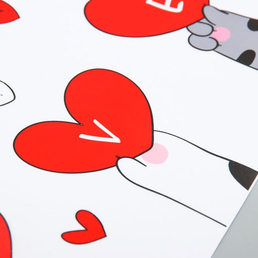 Защитная самоклеящаяся пленка на месте кормления/туалета питомца Коты. Любовь 50х25 см - Simaland фото 5