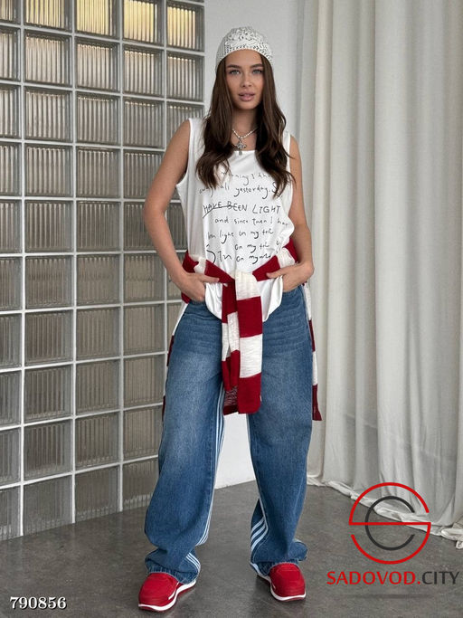 Женская удлиненная майка - Bruno фото 2