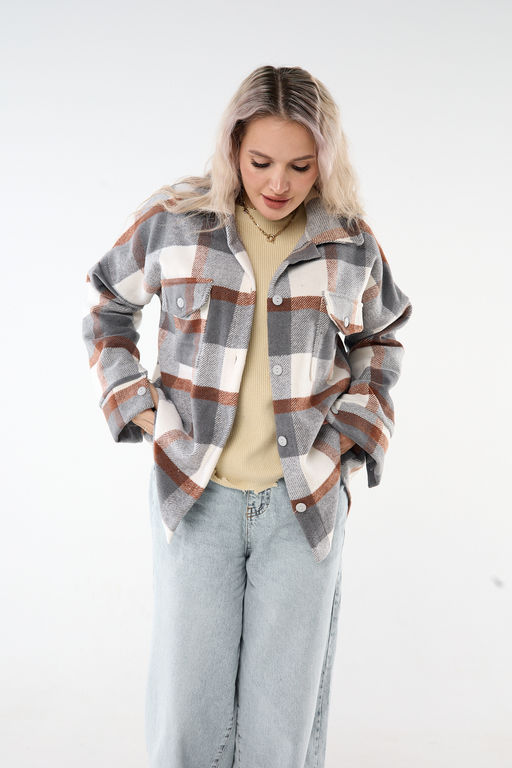 Рубашка женская в клетку РЖК-01