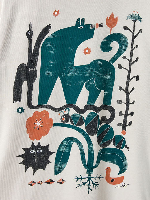 Футболка прямая мужская серая с принтом на спине - Mark formelle фото 2