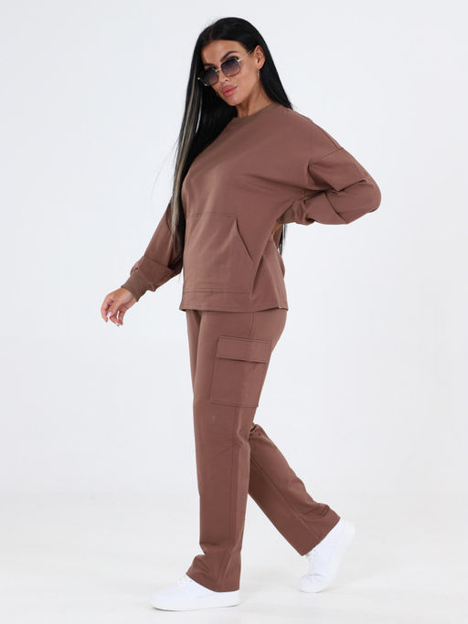 СК-2304 ЖЕНСКИЙ СПОРТИВНЫЙ КОСТЮМ (Капучино) - А-дина фото 2