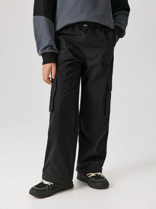 ACOOLA / Брюки на подкладке детские для мальчиков Godo черный  фото 4