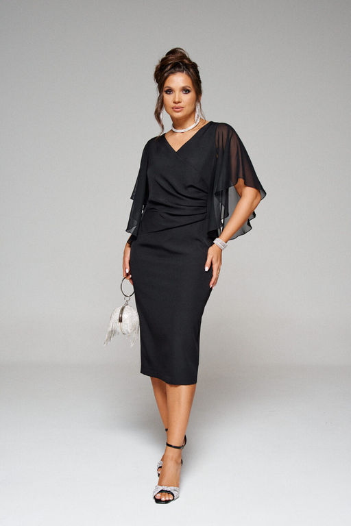 Платье 6254-Р черный - Beautiful and free фото 5