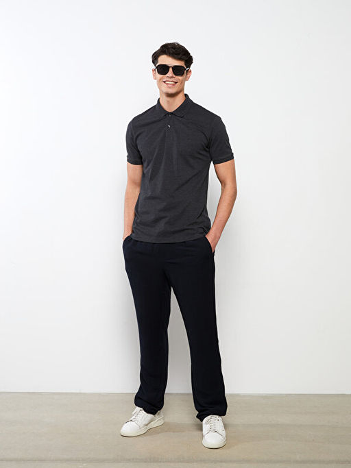 Polo Yaka K?sa Kollu Pike Erkek Ti??rt