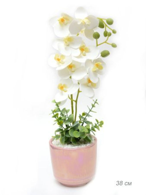 Цветочная композиция Орхидея 38 см / 0213-152 /уп 24/ - Галеонтрейд фото 4