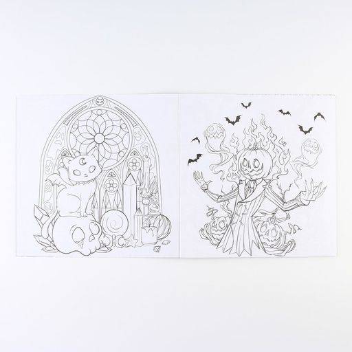 Раскраска-антистресс «Ведьмочка», 20 стр.