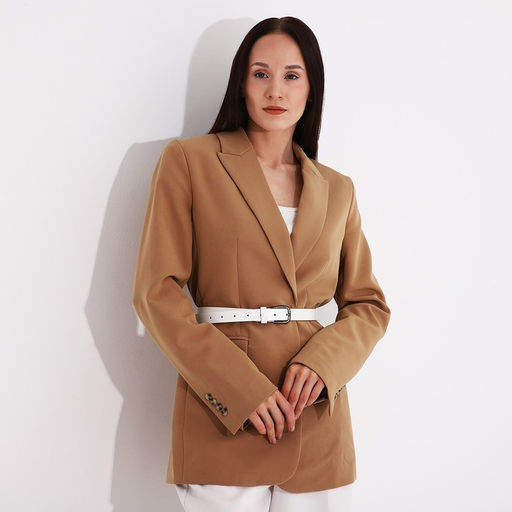 Ремень женский, ширина 2,2 см, винт, пряжка металл, цвет белый - Simaland фото 3