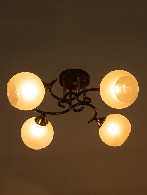 Люстра «Севиль» 2094/4, 4×60 Вт, Е27, 53×24 см, кофе/золото