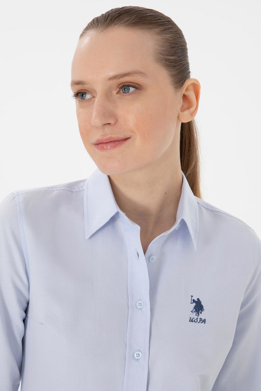 Kad_n A__k Mavi Uzun Kollu Basic G_mlek Sepette S_rpriz _ndirim - U.s. polo assn фото 2