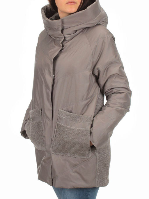 2348 DK. GRAY Куртка демисезонная женская (тинсулейт) - Fashion фото 3