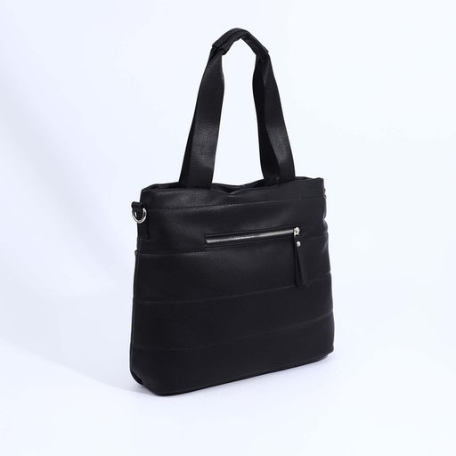 Сумка женская TEXTURA, шоппер, большой размер, цвет чёрный  фото 2