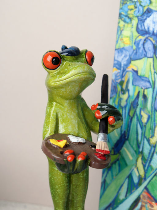 Фигурка Лягушка художник 16 см / YX29003 /уп 24/ - Галеонтрейд фото 5