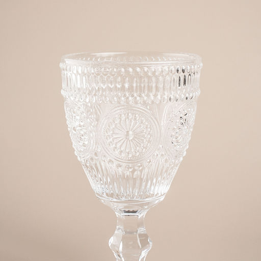 Бокалы для вина SL Home «Ларго», 300 мл, 9×17 см, набор 6 шт., стекло, прозрачные