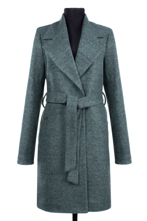 01-08231 ПАЛЬТО ЖЕНСКОЕ ДЕМИСЕЗОННОЕ (ПОЯС) - El podio фото 6