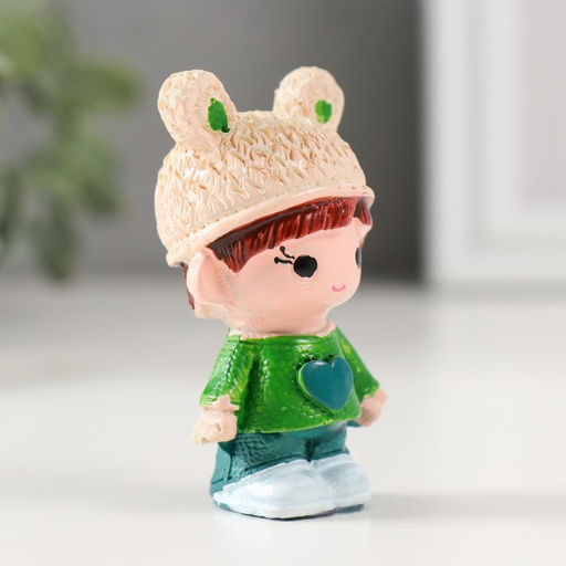 Цена за 4 шт. Фигурка полистоун «Малышка в шапке», 2.5×3.3×6 см, МИКС