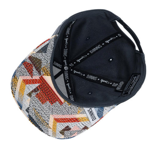 Бейсболка DJINNS арт. 5P SB Rubber Aztek (темно-синий)