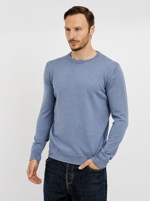 джемпер мужской базовый из шерсти - Glenfield фото 3