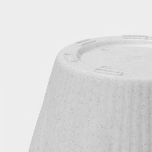 Горшок для цветов с поддоном «Эдельвейс», 5.3 л, d=24 см, h=21.8 см, мраморный