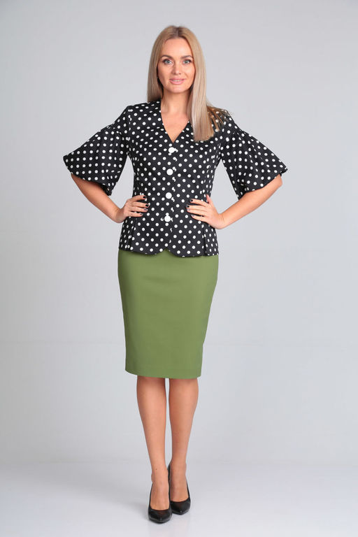 Костюм Gamma & Gracia 287 черный зеленый  фото 5