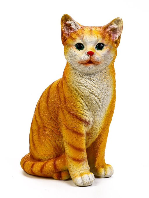 Садовая фигура из полистоуна «Кошка», 28×15×18 см