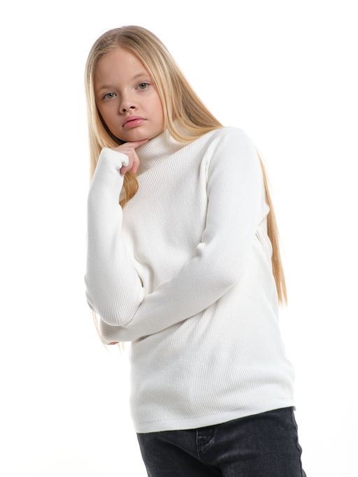 Джемпер (водолазка) лапша 33-12246 темно серый - Mini maxi фото 11