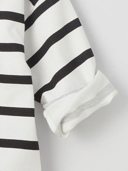 Uzun Kollu Erkek Bebek Hoodie - Waikiki фото 3