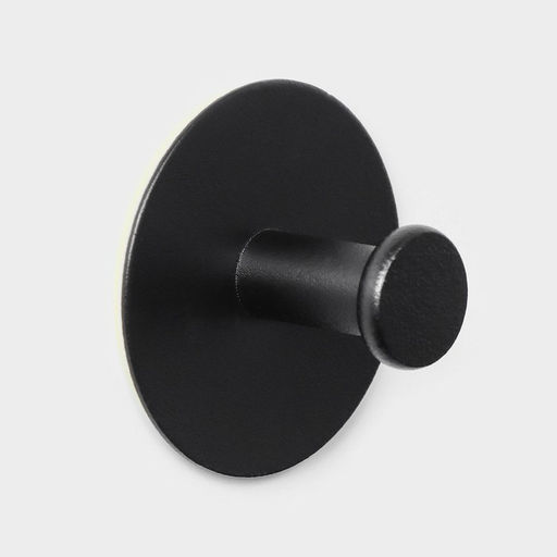 Крючки самоклеящиеся SAVANNA Black Loft, 2 шт., металл, 3×5.2 см, чёрные
