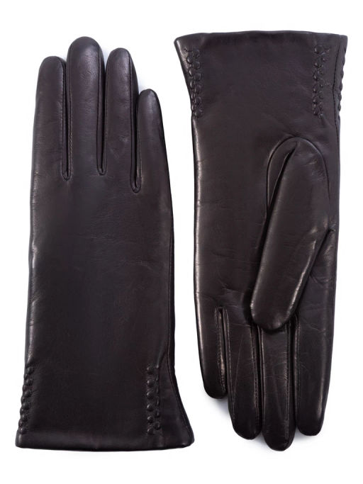 Перчатки женские н/м ягн IS0424 black - Eleganzza фото 6