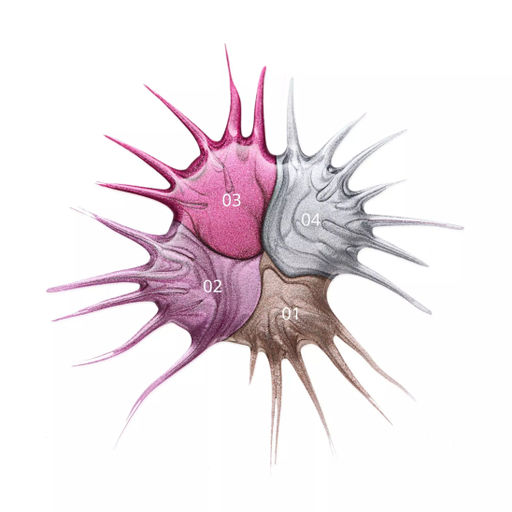 Лак для ногтей satin Chrome nail polish, 03 Meta Maroon 949173