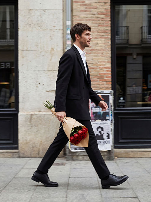 Standart Kal?p Erkek Blazer Ceket