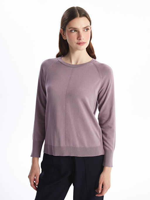 Bisiklet Yaka Kad?n Triko Kazak