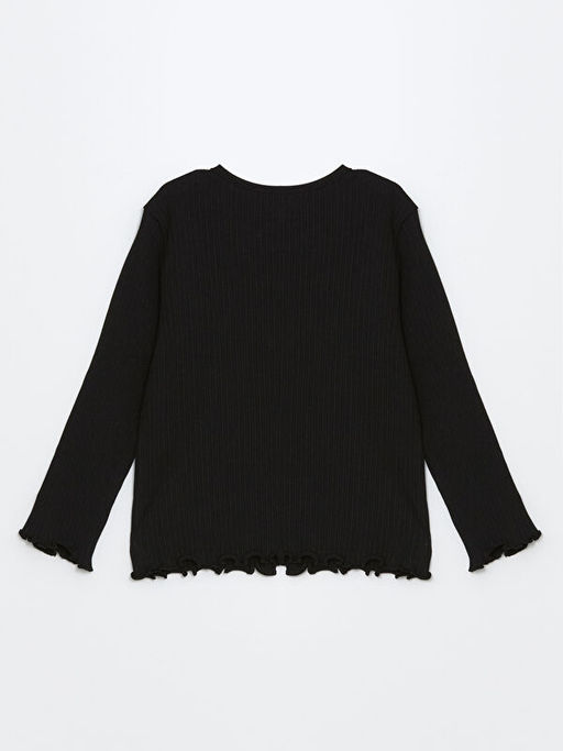 Bisiklet Yaka Basic K?z ?ocuk Ti??rt