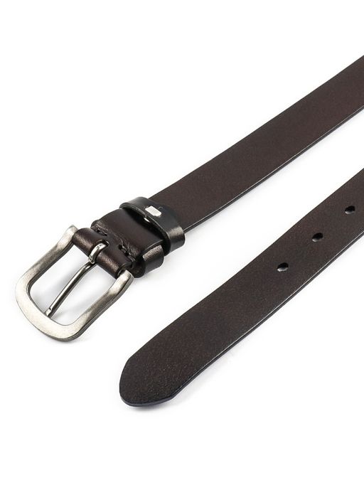 Мужской кожаный ремень Dierhoff ДРК 3052/1-30 Коричневый