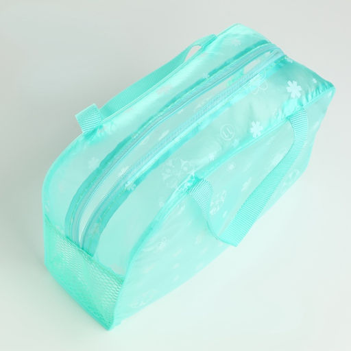 Косметичка на молнии, цвет зелёный - Simaland фото 6