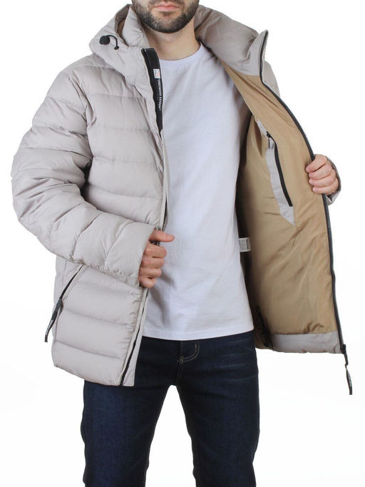 6001 LT. GRAY Куртка мужская зимняя (200 гр. холлофайбер)