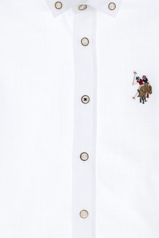 Erkek _ocuk Beyaz Uzun Kollu Basic G_mlek Sepette S_rpriz _ndirim - U.s. polo assn фото 4
