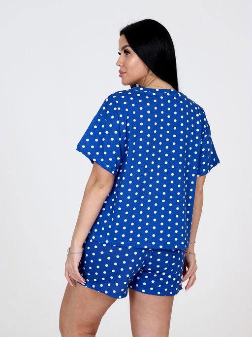 309 ДОМАШНИЙ КОСТЮМ шорты (Василек) - А-дина фото 4