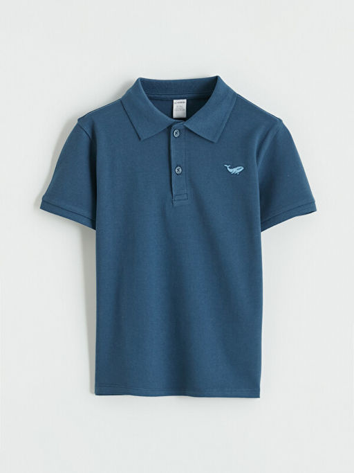 Polo Yaka Nak??l? Erkek ?ocuk Ti??rt
