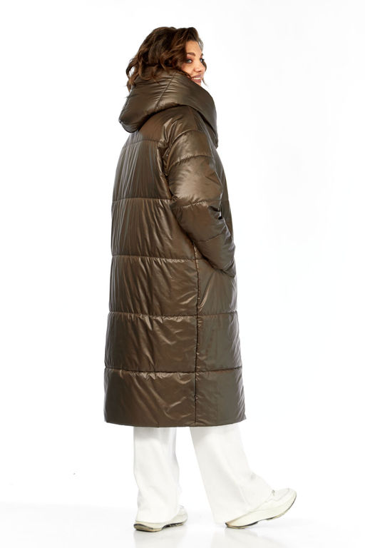 Пальто Diamant 2132 шоколад фото 8
